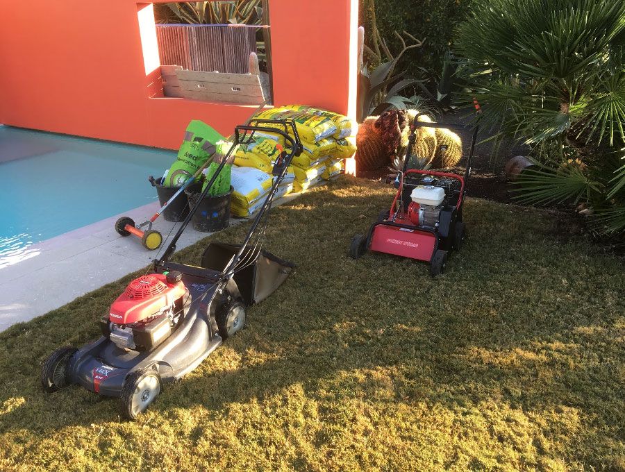 scarification du jardin par Terre de Provence